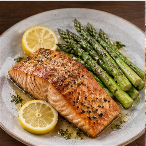 Seared salmon